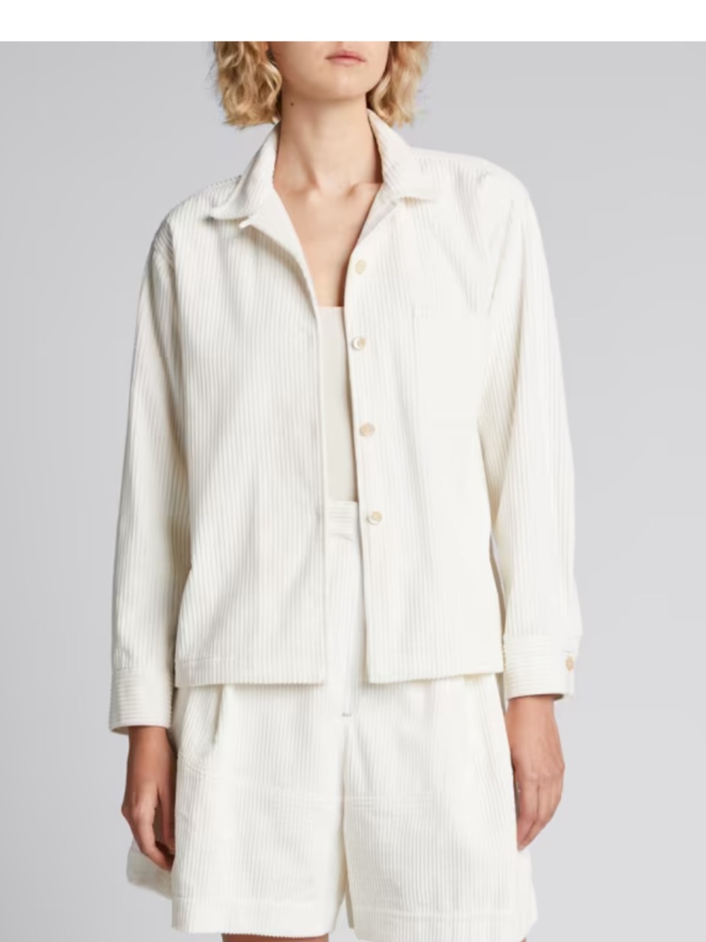 Rachel Comey Murmur Corduroy Button-Down Shirt